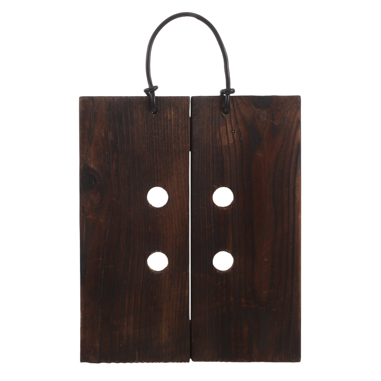 Vertical Planter - Staghorn Fern Mounting Board Carbonized Wood