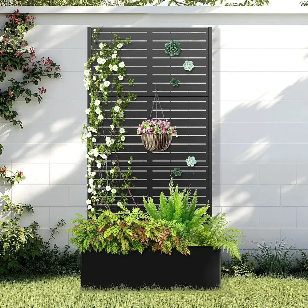 Elevated Garden Bed with Trell - Vertical Planter recension och pris