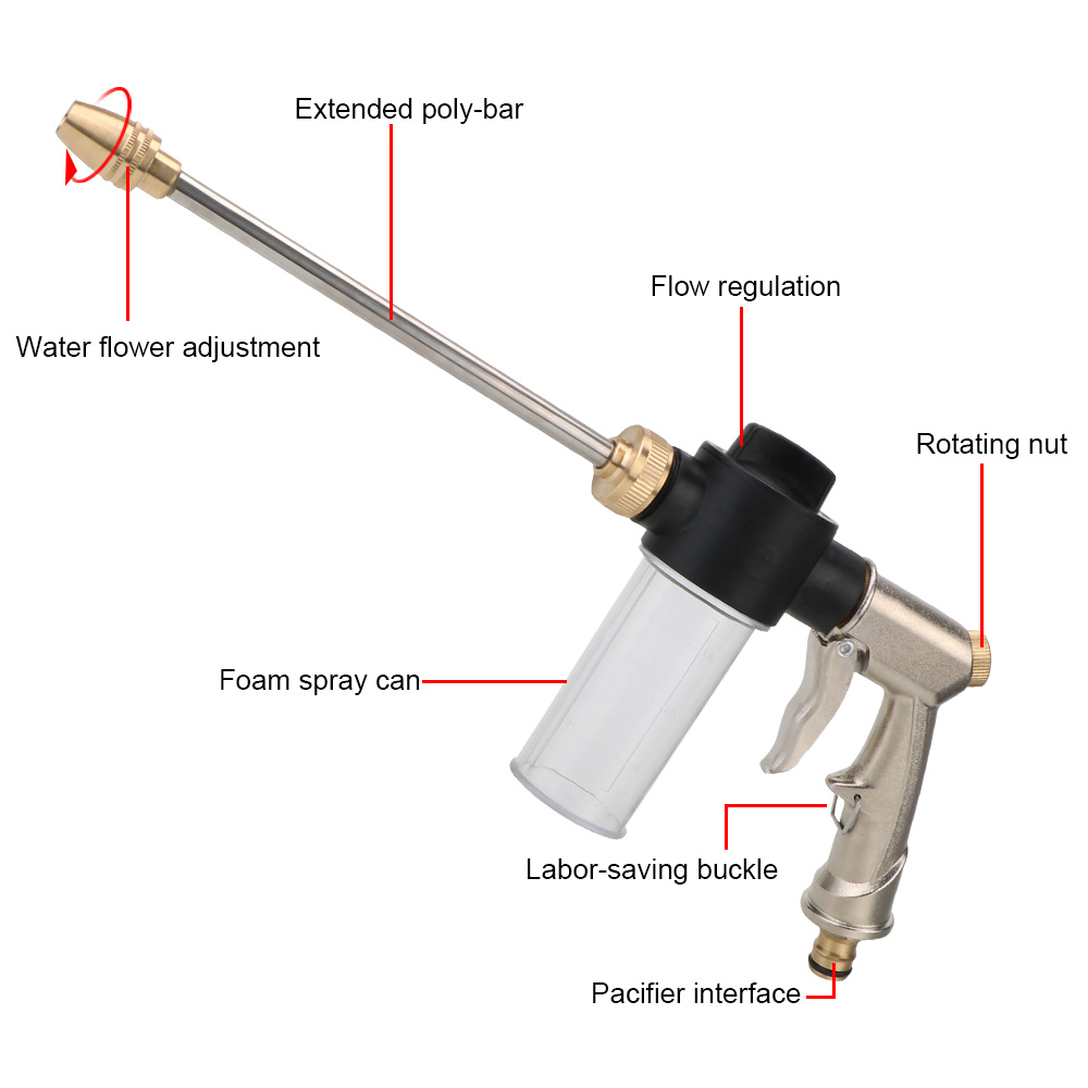 Long Foam Washer Car High Pres - Trowel Garden Tools recension och pris