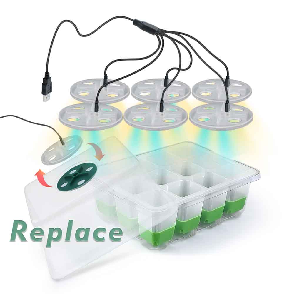 LED Grow Light Seedling Starte - Indoor Herb Garden recension och pris