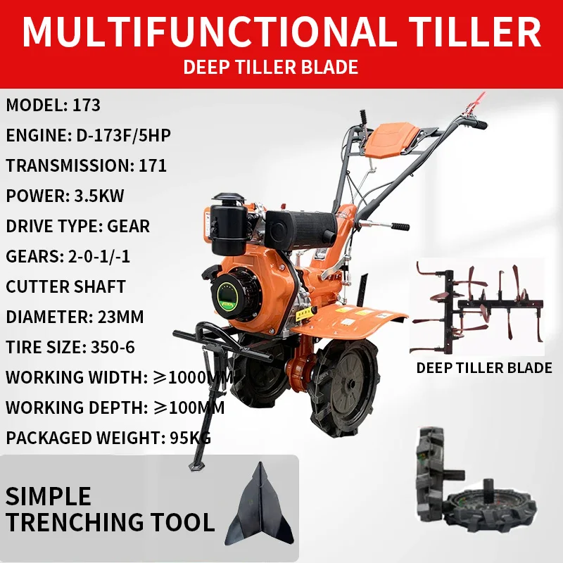 Mini Tiller/Rotary Tiller—Mult - Pruning Shears recension och pris