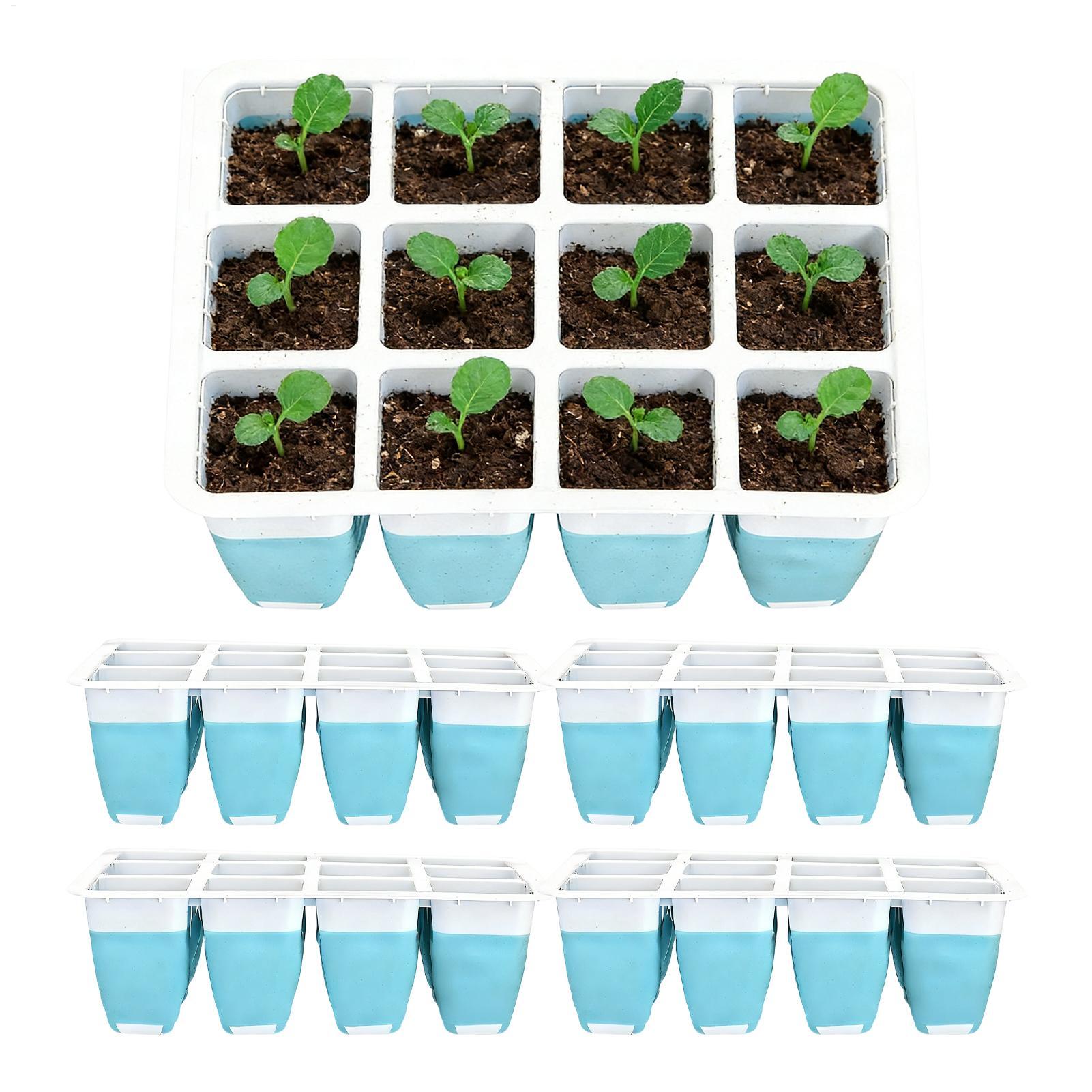 5 Pack Silicone Seed Starter T - Seed Starter Tray recension och pris