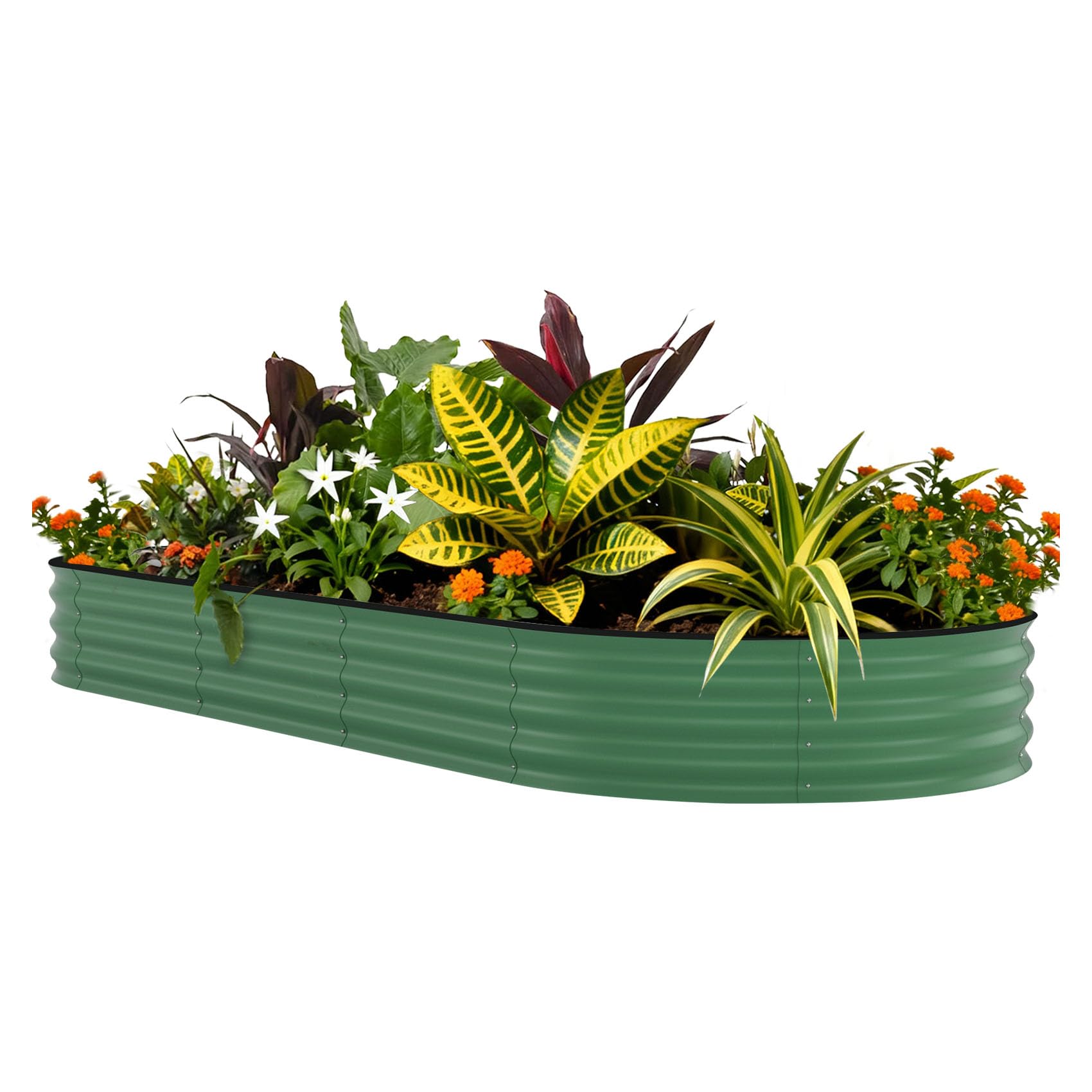 8x4x1.5 ft Galvanized Raised G - Raised Garden Bed recension och pris