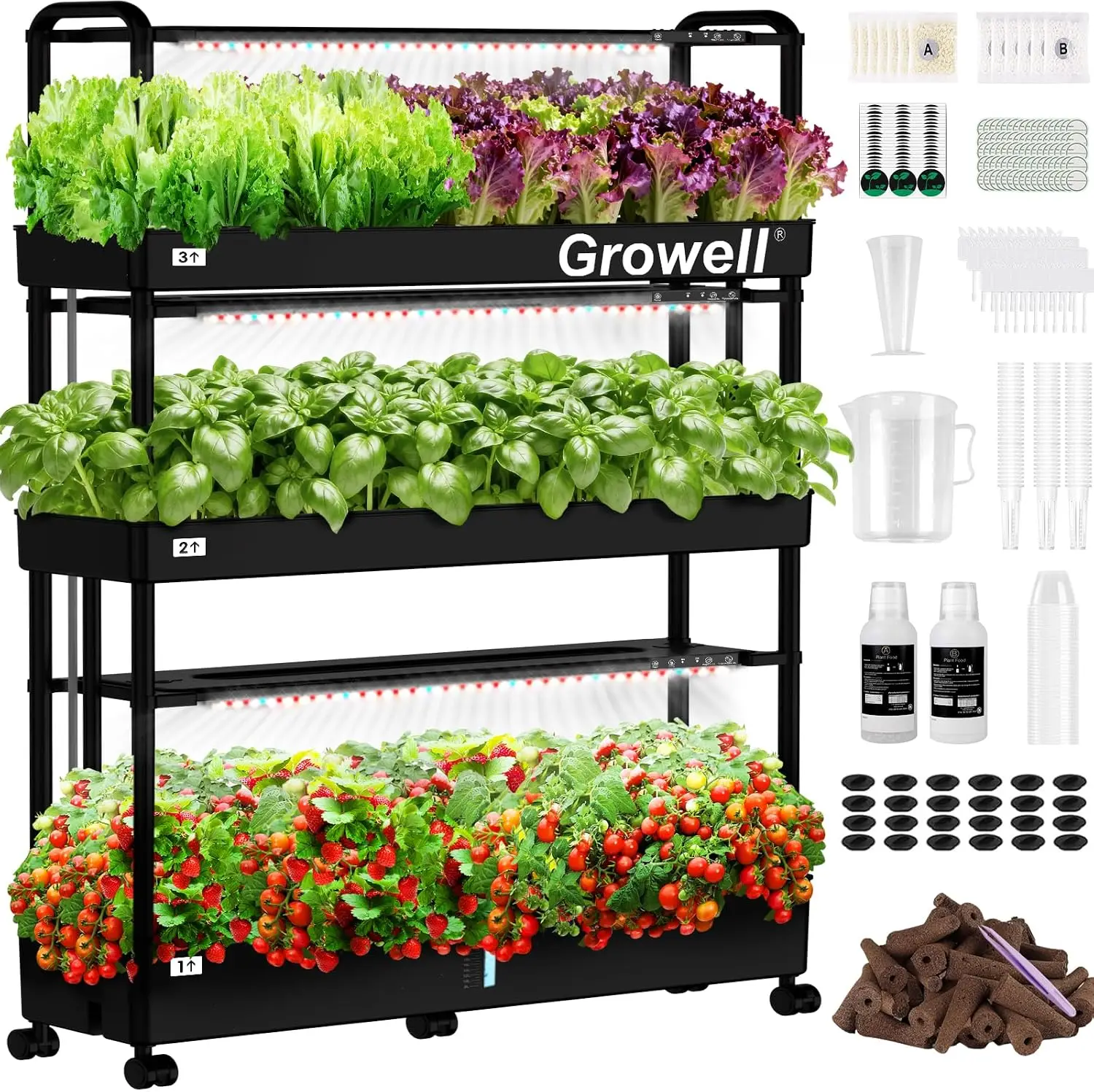 Large Hydroponics Growing Syst - Indoor Herb Garden recension och pris
